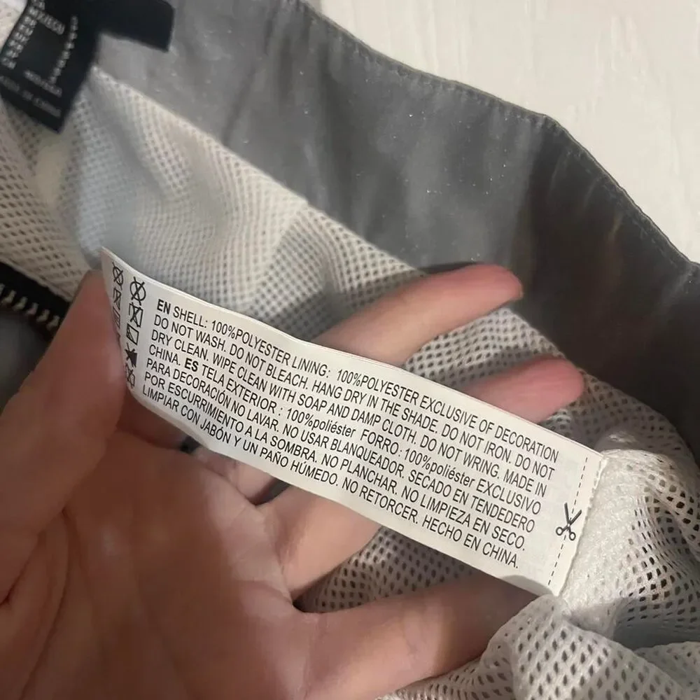 Forever-21 Women's Reflective Skirt Size Small Grey